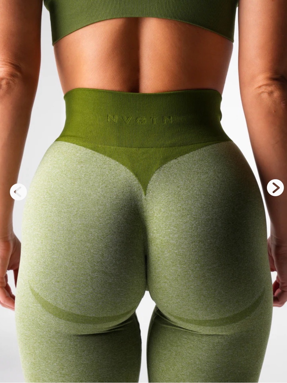 NWOT NVGTN Meadow Knockout Seamless Leggings Butt Lift Activewear